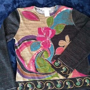 Exquisite long sleeve blouse